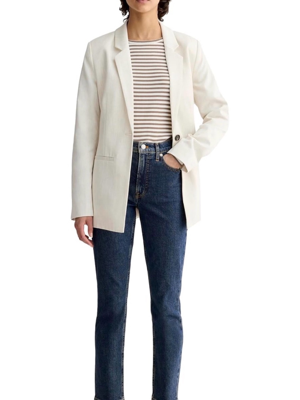 NWT Everlane The Original Cheeky Jean in Dark Wash